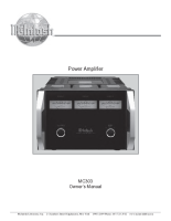 McIntosh MC-303 - Owners manual